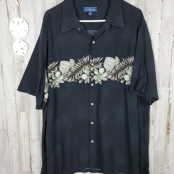 Croft and Barrow Hawaiian Button Down Shirt Size XXL - Picture 9 of 9